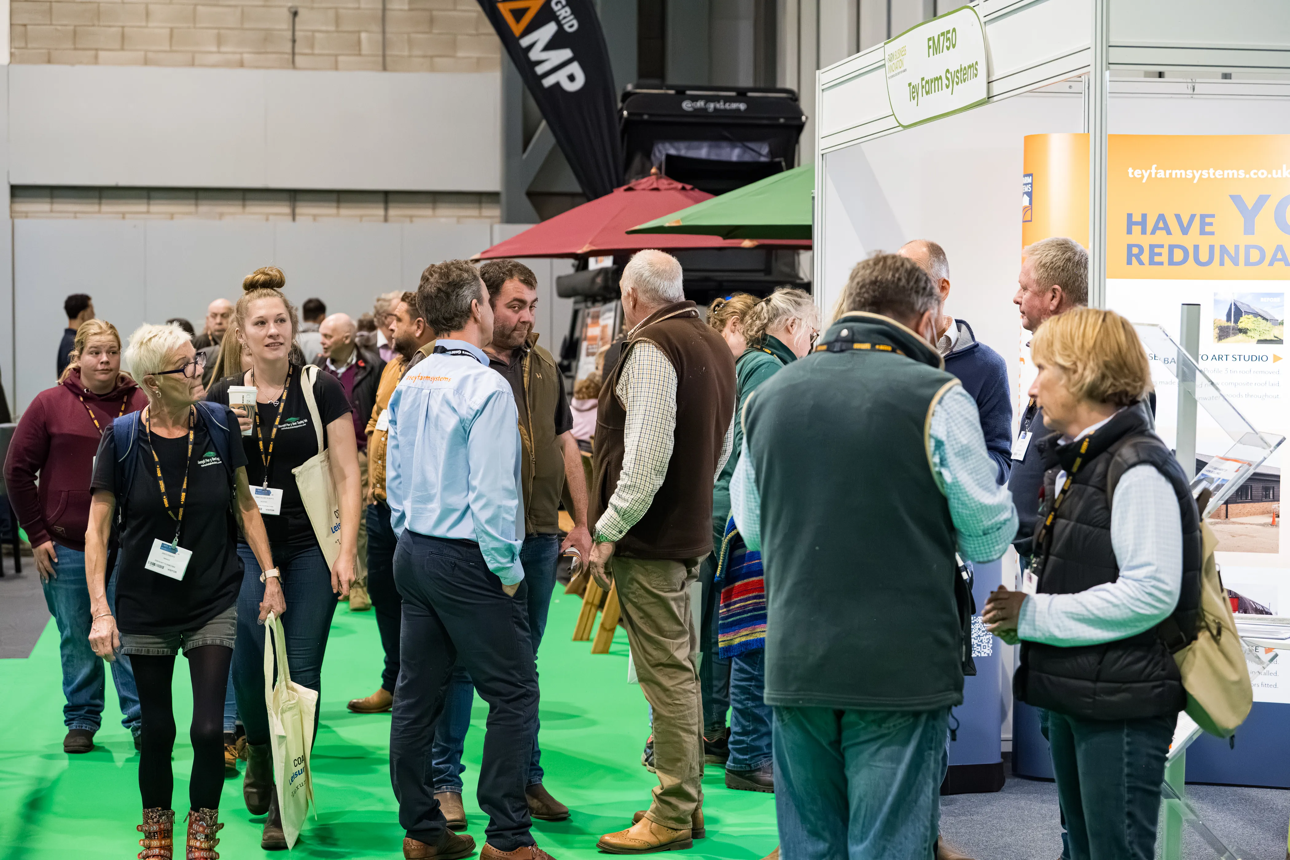 People at the Farm Business Innovation event.